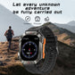 IP68 impermeable militar AI voz Bluetooth llamada Smart Watch