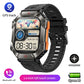 IP68 impermeable militar AI voz Bluetooth llamada Smart Watch