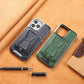 2024 Luxury Leather iPhone Case with Removable Magnetic Strap