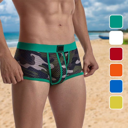 Highly elastic and breathable military camouflage underwear. 