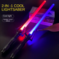 🔥2023 Nueva🔥 Cyberpunk Laser Sword，Efectos de sonido, escalable, siete colores，cosplay props