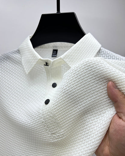 【50% DE DESCUENTO HOY】 CAMISA DE SEDA DE HIELO DE LUJO PARA HOMBRE - Compre 2 Envío gratis