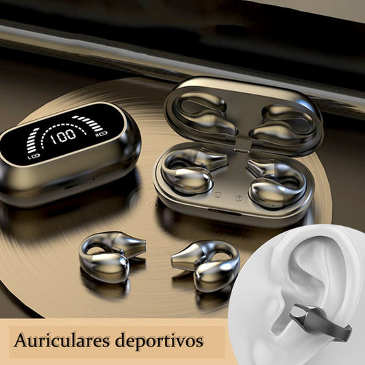 Auriculares Inalámbricos de Conducción ósea con Clip para la Oreja（auriculares deportivos））