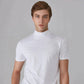 Camiseta de cuello alto slim-fit para hombre