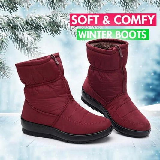 Botas de nieve impermeables para mujeres