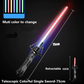 🔥2023 Nueva🔥 Cyberpunk Laser Sword，Efectos de sonido, escalable, siete colores，cosplay props