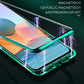 [🔥El precio más bajo de hoy]Caja de teléfono móvil de doble cara de vidrio templado magnético para Samsung