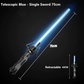 🔥2023 Nueva🔥 Cyberpunk Laser Sword，Efectos de sonido, escalable, siete colores，cosplay props