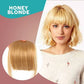 Extensiones de pelo sin costura 3D Clip-In Bangs