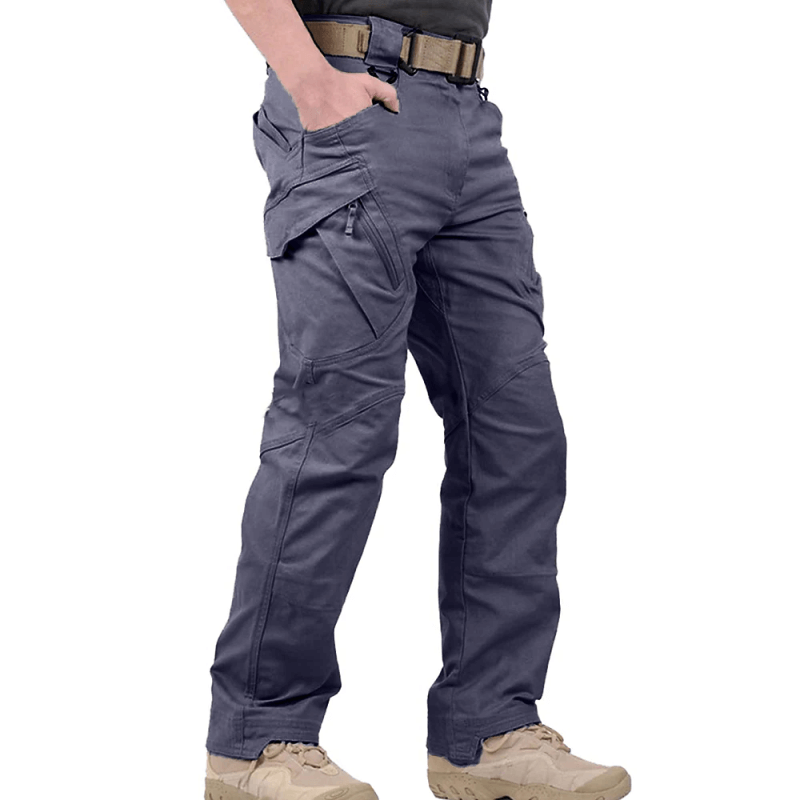 Pantalones tácticos para hombre de alta calidad y 9 bolsillos Pantalón de  carga impermeable