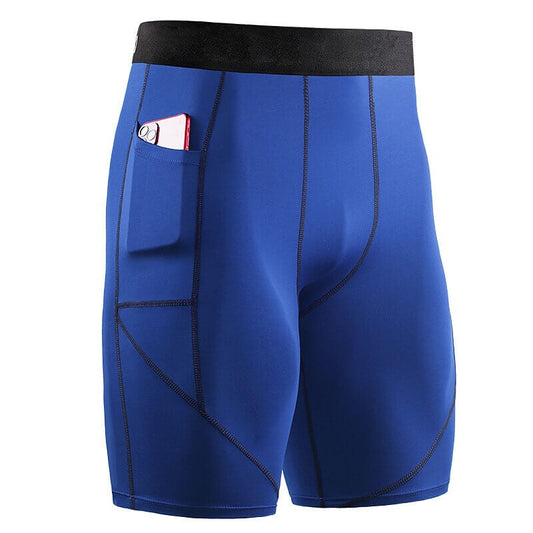 MEN'S COMPRESSION SHORTS WITH PHONE POCKET