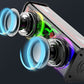 2023 Nuevo Cyberpunk Luces coloridas Altavoz Bluetooth V8 Doble barra Diafragma de bajos Compatible con series