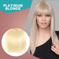 Extensiones de pelo sin costura 3D Clip-In Bangs