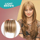 Extensiones de pelo sin costura 3D Clip-In Bangs