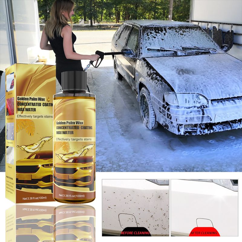 Cera de lavado de autos Golden Carnauba（?COMPRAR 2 OBTENER 1 GRATIS?）-4