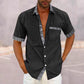 Camisa transpirable informal de verano para hombre.