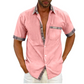 Camisa transpirable informal de verano para hombre.