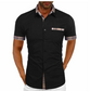 Camisa transpirable informal de verano para hombre.