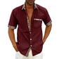 Camisa transpirable informal de verano para hombre.