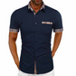 Camisa transpirable informal de verano para hombre.