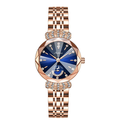 Reloj de moda Diamond Moon Star para mujer